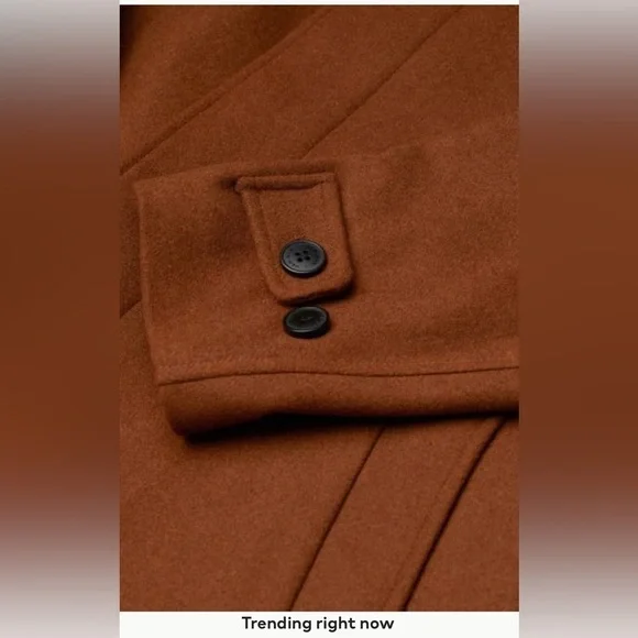 H&M Wool Blend Car Coat - Picture 4 of 9